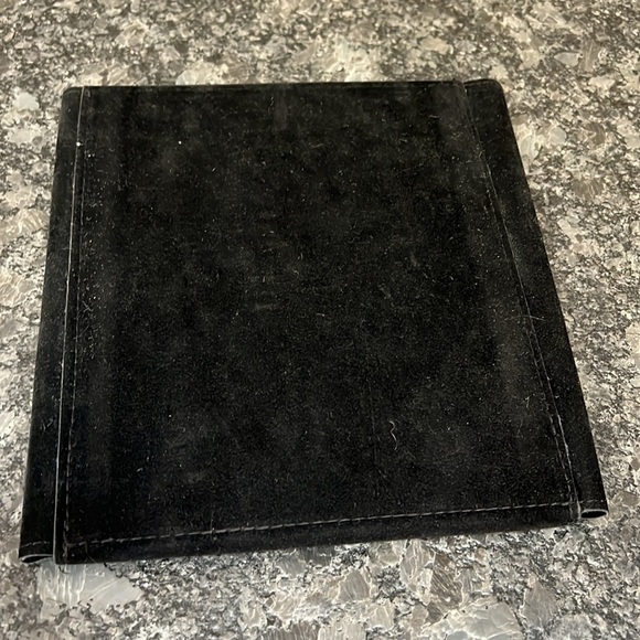 Sidney Garber Black Velvet Jewelry Necklace Snap 7.5” x 6” Presentation Pouch - Picture 4 of 9